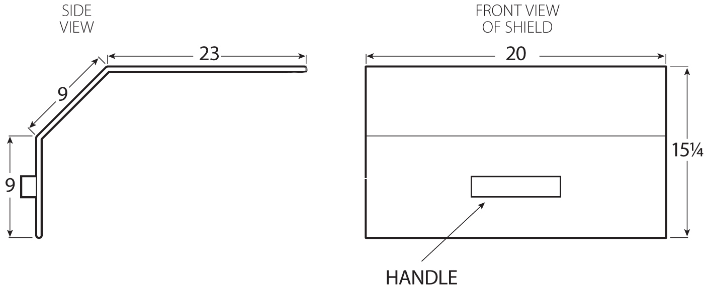 Replacement Lathe Carriage Shields | Danray Products